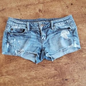 American eagle distressed Jean shorts
